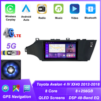 Autoradio Android 13 Car-play pour Toyota Avalon 4 IV XX40 2012 2013 2014 2015-2018 Stéréo GPS Navigation Lecteur multimédia vidéo