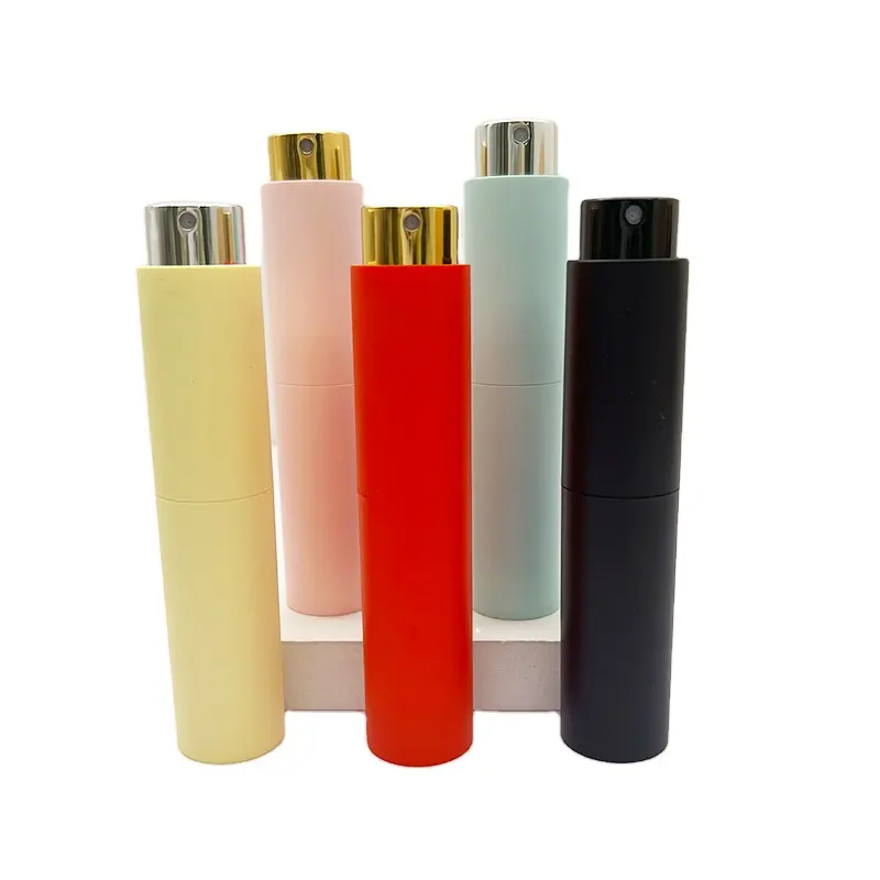 Bottiglia di profumo all'ingrosso da 5ml 8ml 10ml Mini flacone spray per atomizzatore di profumo in alluminio riutilizzabile portatile