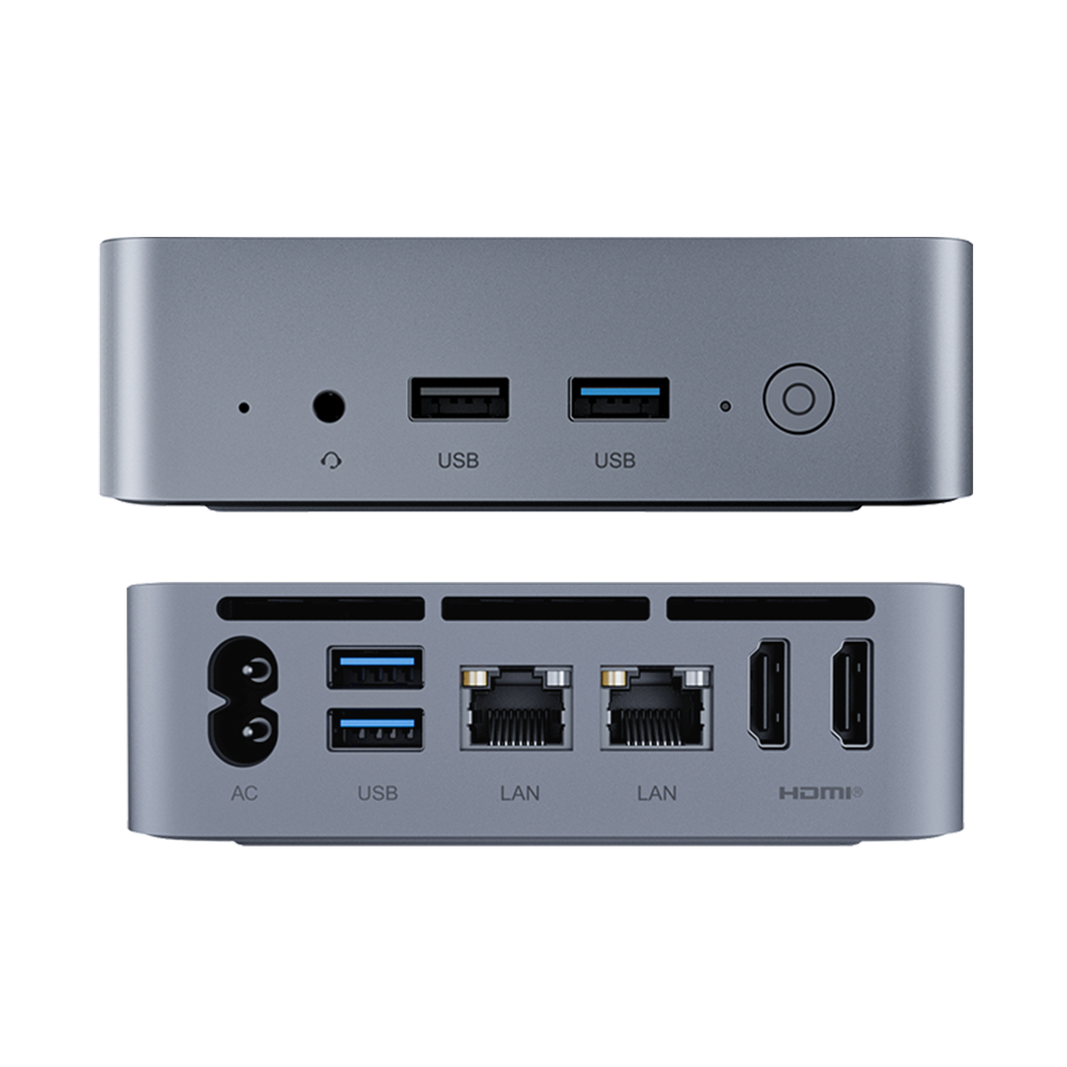 Factory OUMAX N100 Mini PC 12th Gen Intel N100 16GB DDR4 500GB SSD