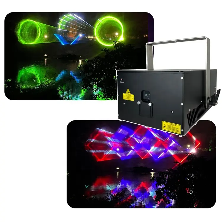 Đảng DJ hoạt hình 20W Watt 3D logo Trung Quốc Rave ánh sáng laser cho câu lạc bộ đêm