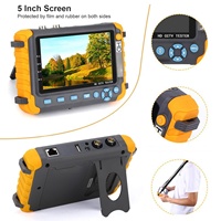 Penguji Kamera CCTV 5MP 4IN1 AHD TVI CVI CVBS dengan Monitor LCD 5 Inci dan Baterai Terpasang untuk Aksesori CCTV