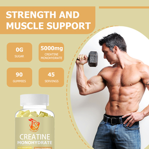 Gummies de créatine monohydrate de qualité supérieure pour une récupération musculaire plus rapide, soutien de la fonction cognitive, complément sportif - Product Image 6