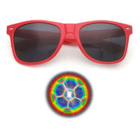 Lunettes de feux d'artifice les plus vendues Diffraction de l'amour Effets spéciaux Party Light Show Lunettes drôles