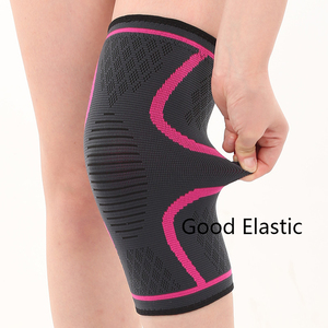 Ginocchiere sportive a compressione a buon mercato per il Fitness basket supporto per le ginocchia tutore elastico in Nylon ginocchiere personalizzate - Product Image 4