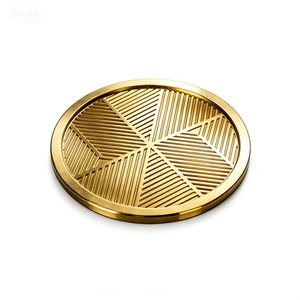 Sous-verre métallique usiné CNC OEM/ODM - Tapis de table personnalisé, approvisionnement en gros direct usine - Product Image 1