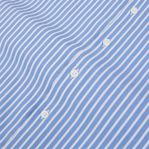 <span class=keywords><strong>Camicia</strong></span> abbottonata estiva giovane <span class=keywords><strong>camicia</strong></span> <span class=keywords><strong>larga</strong></span> da uomo Casual a righe blu a <span class=keywords><strong>maniche</strong></span> <span class=keywords><strong>corte</strong></span> - Product Image 5