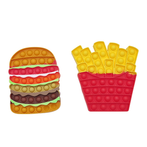 Hot bán giáo dục sáng tạo bong bóng Silicone pháp khoai tây chiên hình dạng cảm giác thần tài đồ chơi cho trẻ em - Product Image 6