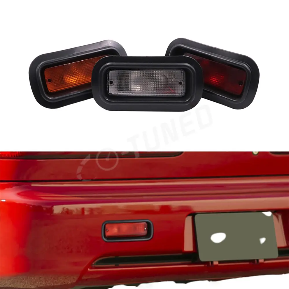 JDM Car Racing Styling Parachoques Luz antiniebla Auto Decoración Accesorios Universal para HONDA CIVIC DEL SOL CRX EF SI