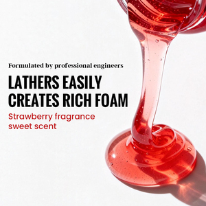 Gel <span class=keywords><strong>detergente</strong></span> <span class=keywords><strong>intimo</strong></span> quotidiano biologico alle erbe alla fragola, rinfrescante, con controllo degli odori, idratante, multiuso. - Product Image 4