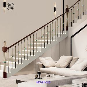 יציקת אלומיניום עתיק פליז מעקה עבור מקורה - Product Image 2