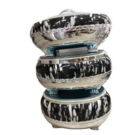 Ensemble chauffe-plats moderne 3 pièces 4L 5L 6L grande capacité, marmite isotherme en acier inoxydable, service de buffet pour Ramadan, viral TikTok