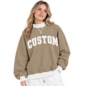 Wholesale Rate <b>Women's</b> Oversize <b>Lightweight</b> Different Color Mockneck Full Sleeve Style Pullover <b>Sweatshirt</b> For Daily Casual Wear - Product Image 1