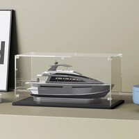 Boîte de présentation en acrylique transparente empilable pour figurines miniatures, bobbleheads et figurines