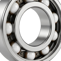 Roulement à billes en céramique micro-hybride 604 P6 2RS à une rangée 4mm 12mm pour équipement de précision