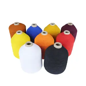 907575 High Stretch Natural Rubber <strong>Thread</strong> Double Covered Polyester Yarn for Hand Crochet and Knitting Raw Pattern - Product Image 1