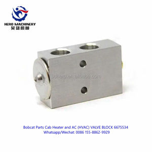 Suku cadang <span class=keywords><strong>Bobcat</strong></span> asli 6675534/7193538, blok katup HVAC untuk A220 A300 A770 E26 E32 E35 S150 S160 S175 S185 864 T180 T190 <span class=keywords><strong>T200</strong></span> - Product Image 5