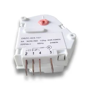 DBZC-424-1G1 Defrost Timer Refrigerator Freezer Refrigerator Spare Part Compatible With Most Brand Refrigerators