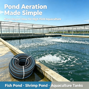 Tubo de Nanoaeración de Alto Rendimiento para Acuicultura, Manguera de Oxígeno Nano para Aireación de Estanques, Ideal para Peces, Camarones y Tanques de Acuicultura - Product Image 1