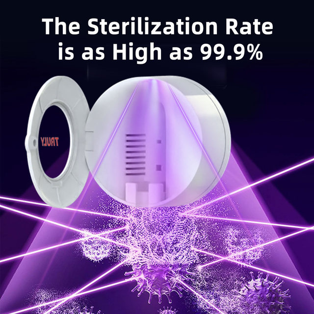 2025 TRULY New Design Toothbrush Sanitizer Holder with UV Sterilizer Washroom Wall Mounted for Electric Toothbrush