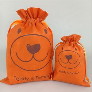 Nouvel an chinois Cokies mousseline sac cadeau couleur Orange sacs en Cellophane cadeau cadeau pochette en plastique sac en maille - Product Image 2