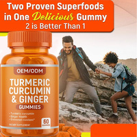 Gummies de Curcuma et Curcumine OEM ODM Marque Privée – Soutien Articulaire, Bien-être Adulte, Antioxydant Naturel, Testé en Laboratoire