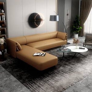 Wholesale Comfortable Sectional Office <b>Sofa</b> Reclinable Living Room Leather Couch Luxury Modern Guest Reception <b>Sofas</b> - Product Image 5