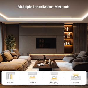 U hình ≤ 12mm chiều rộng nhôm COB SMD loạt dẫn Dải kênh khuếch tán hồ sơ - Product Image 6