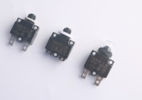 Disjoncteur à bouton électrique, protecteur de surcharge pour compresseur, 15-50A, 2 pôles, réinitialisation manuelle, boîtier en plastique