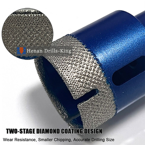 Neue M14 Gelötete Diamant-Kernbohrer Lochsäge <span class=keywords><strong>6mm</strong></span>-100mm Lochschneider Diamantbohrer für Marmor Fliesen Porzellan - Product Image 3