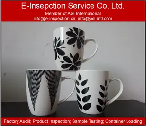 Professional Inspection agent FBA Porcelain Ceramic mug Pottery Bowl Pre Shipment Inspection Service Full Inspection in China