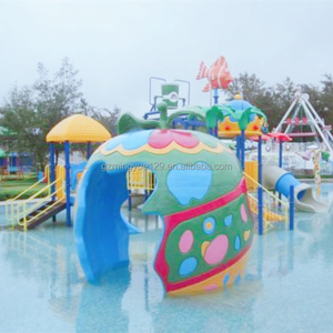 Nhỏ bạch tuộc trượt sợi thủy tinh nước chơi Thiết bị cho trẻ em Apple Nhà Hồ bơi trò chơi với phun cho các trường học vui chơi giải trí - Product Image 2