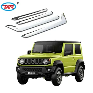 Chromen Deflector Auto Exterieur Accessoires Regen Vizier Zonneklep Regenbeschermer Deflector Auto Accessoires Voor Suzuki Jimny