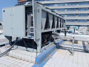Refroidisseur d'eau industriel robuste à refroidissement par air, type vis, EVI, chauffage basse température, haute efficacité énergétique, prix usine OEM - Product Image 2