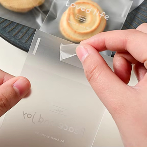 Chất lượng cao trong suốt Frosted túi nhựa tự dính Túi cho kẹo Cookies Bánh Rán Bánh gói - Product Image 2