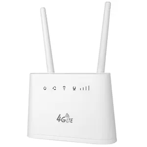 Tuoshi Rauter Routeur RJ11 Volte VPN 300mbps 3G 4G LTE CPE WiFi无线袖珍热点移动路由器，带sim卡