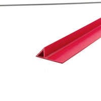 Perfil de Extrusión de Plástico PVC de Alta Calidad, Forma Triangular, Color y Forma Personalizados, para Construcción