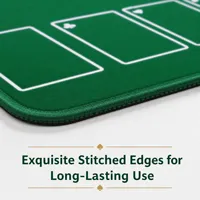 Tapis de jeu carré imprimé sur mesure OEM, épaisseur 2 mm, en caoutchouc insonorisant, pour Mahjong, Poker, Casino, Jeux de société, Vente en gros