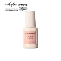 Dissolvant de colle à ongles 10 ml pour faux ongles à presser – Décolleur doux pour adhésif acrylique et faux ongles artificiels – Portable