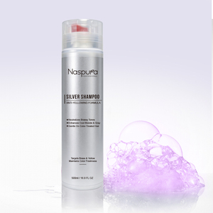 Shampoo <span class=keywords><strong>anti</strong></span>-<span class=keywords><strong>jaunissement</strong></span> pour <span class=keywords><strong>cheveux</strong></span> blonds, argentés et gris, neutralise les tons brassy - Product Image 3