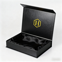 Lipack Logo personnalisé en gros Eva carton rigide magnétique Boîte d'emballage cadeau avec insert en mousse Eva