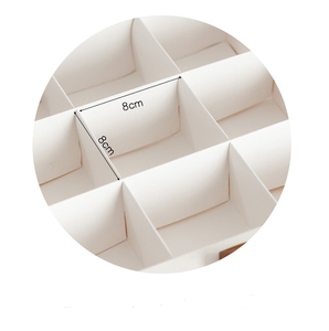 Boîte à emporter en papier kraft pour sushi, fruits, chocolat, biscuits, plateau, déjeuner, poisson et frites, boîte à dessert avec plateau de service et séparateurs - Product Image 3