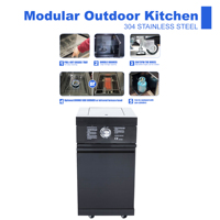 Barbecue à gaz autoportant en acier inoxydable 304, chariot de 11600 BTU, idéal pour les fêtes en extérieur et les divertissements dans le jardin - Prix de gros