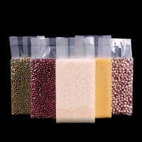 Emballage alimentaire personnalisé de qualité alimentaire sac de riz sous vide transparent de 5kg d'épaisseur