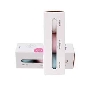 ของเล่นแมว ลูกบอลมีเสียงกระดิ่ง กลิ่นแมวมิ้นท์ ทนทานต่อการกัด สีสามเฉด เรืองแสงได้ - Product Image 2