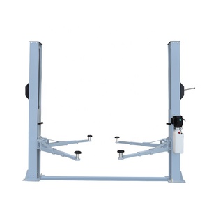 WZDM Portable and Convenient Hydraulic 2 Post Car Lift Manual One Side Release Home Garage <b>Hoist</b> Two TPL-1800 2 Post Car Lift TP - Product Image 1
