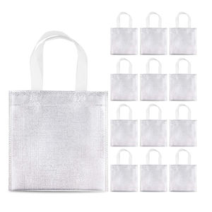 Sacs fourre-tout non tissés stratifiés imperméables, réutilisables et écologiques, multicolores et respectueux de l'environnement, imprimés avec logo personnalisé pour les femmes faisant du shopping/ - Product Image 2