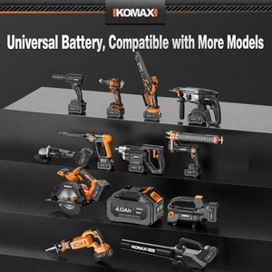 Paquete de Baterías Recargables de Iones de Litio de 21V Serie <span class=keywords><strong>KO</strong></span> con Pantalla LED de Energía, Tasa de Descarga de 5C/15C para Herramientas Eléctricas Inalámbricas - Product Image 4