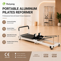 Machine de Pilates pliable en acier pour l'entraînement à domicile, équipement de fitness et d'exercice