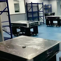 Plateforme d'isolation pneumatique de laboratoire 1000*800mm, table d'isolation vibratoire active auto-équilibrante