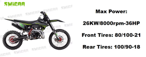 Accepter l'échantillon <span class=keywords><strong>250cc</strong></span> Dirt Bike monocylindre 2 temps refroidi par liquide <span class=keywords><strong>Mini</strong></span> motos hors route Pit Bike Motocross - Product Image 4